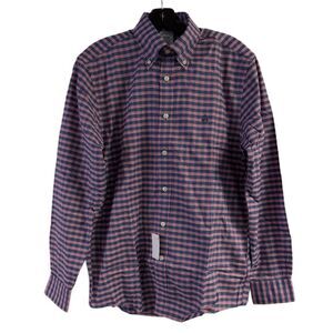 NWT Brooks Brothers Red & Blue Plaid Button Down Shirt Size S